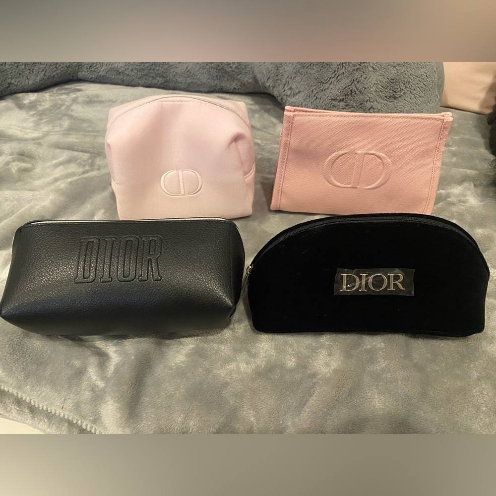 Small DIOR makeup bags